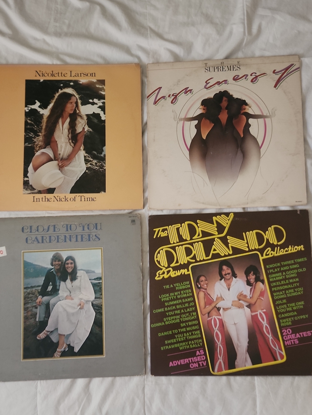 70s Soft Rock Love Songs 4 Vintage Vinyl Record Set